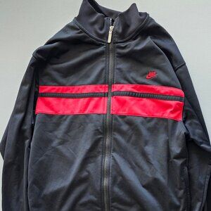Nike Vtg 90s Windbreaker Tracksuit Jacket Full Zip Nylon Lined Size M | VG